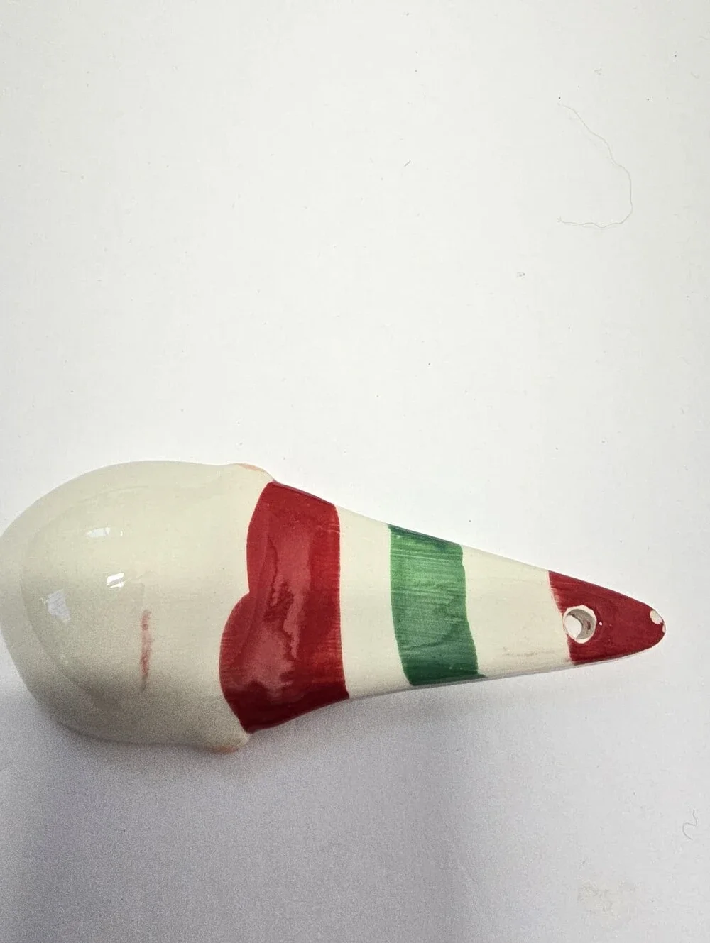Set of 4 Holiday Time Christmas Gnome Ceramic Measuring Spoon Set